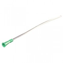 "ReliaMed Polished Eye Female Straight Intermittent Catheter with Funnel Connector 10 fr 6"""
