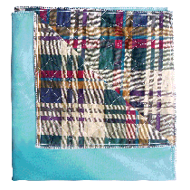 "Cardinal Health Essentials Reusable Underpad, Ibex Quilted with PVC Backing, Plaid, 34"" x 36"""