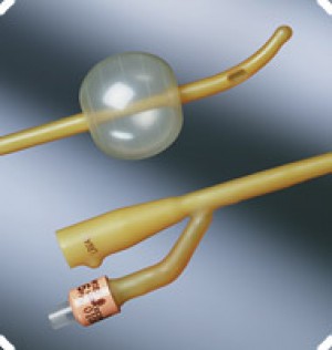 BARDEX Infection Control Carson 2-Way Latex Foley Catheter 18 Fr 5 cc