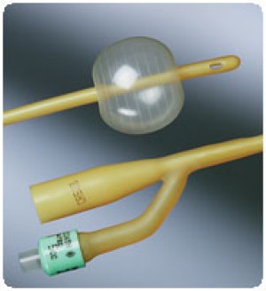 LUBRICATH Female 2-Way Latex Foley Catheter 18 Fr 5 cc