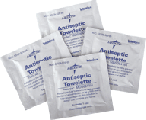 "Textured Antiseptic and Cleansing Towelette 5"" x 7"""