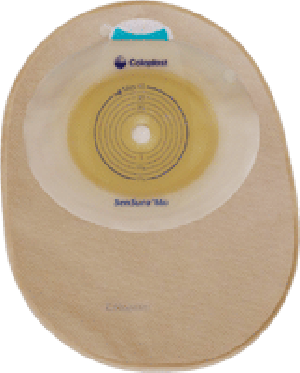 "SenSura Mio 1-Piece Pouch, Midi, with Window, Pre Cut, 1 3/8"" (35mm)"