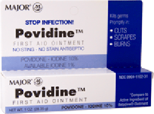 Povidone Iodine Ointment, 1 oz. Tube