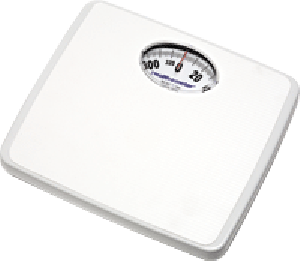 Professional Home Care Mechanical Floor Scale 330 lb Capacity (Large Dial)