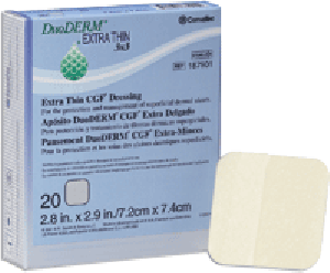 "DuoDerm CGF Extra Thin Dressing 4"" x 4"""