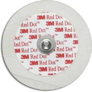 Red Dot Pediatric Monitoring Electrodes with Micropore Tape Backing 4-2/5cm