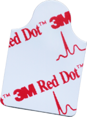 Red Dot Resting Electrode-Tab Style