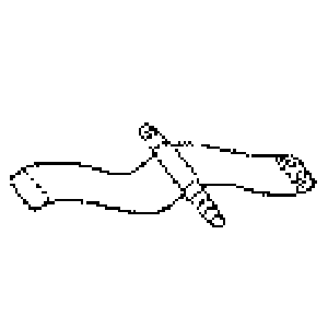 "Velcro Leg Strap, Medium 18"" - 20"""