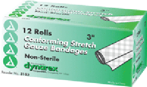 "Self-Adhering Stretch Gauze Bandage 3"", Nonsterile"