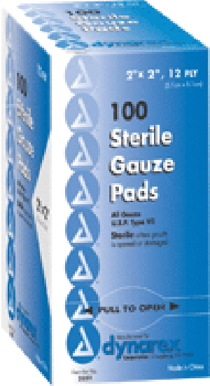 "Sterile Gauze Pad 2"" x 2"", 12-Ply"