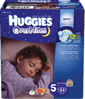 HUGGIES Overnite Diaper Step 5, Over 27 lb