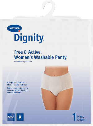 Free & Active Absorbent Washable Panties, X-Large