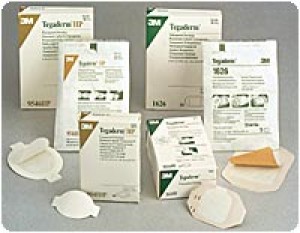 "Tegaderm HP (Holding Power) Transparent Film Dressing 4"" x 4-3/4"" Sacral"
