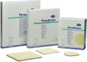 "PermaFoam Non-Adhesive Standard Foam Tracheostomy Dressing 3.2"" x 3.2"""