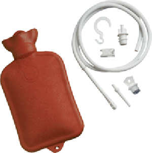 Combination Douche And Enema System w/Water Bottle
