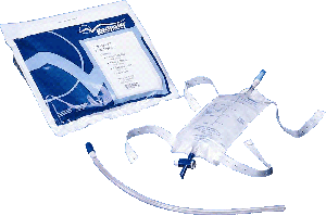 Urinary Leg Bag with Secure Glide Valve Kit, Large 800 mL