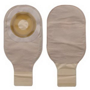 "Premier 1-Piece Drainable Pouch Precut 1"" with Flextend Barrier, Beige"