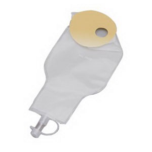 "Drainable Fecal Collector with SoftFlex Skin Barrier Large 12"""