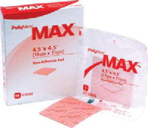 "Polymem Max  8"" x 8"" Non-Adhesive PolyMeric Membrane Dressing"