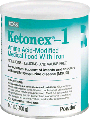 Ketonex 1 Amino Acid Modified Powdered Medical Food with Iron 14.1 oz. Can