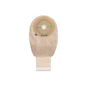 "Esteem + Moldable One-Piece Drainable Pouch w/ InvisiClose, Stomahesive, 12"" Transparent, 1-1/8"" 
