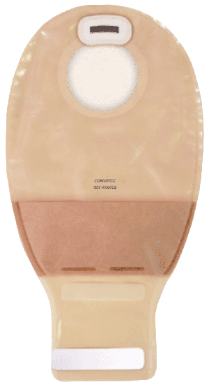 "Natura + Drainable Pouch with InvisiClose and Filter, Transparent, Standard 57mm, 2-1/4"""