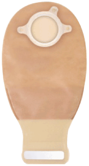 "Natura + Drainable Pouch with InvisiClose and Filter, Opaque, Standard 45mm, 1-3/4"""