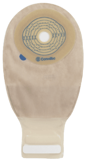 "Esteem + One-Piece Drainable Cut-to-Fit Pouch w/""visiClose, Modified Stomahesive, 12"" panel Trans
