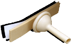 Uro-Cath Molded-Latex Style Male External Catheter with Urofoam-1, Large 35 mm