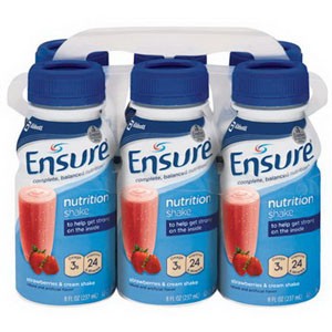 Ensure Strawberries & Cream Shake Retail 8oz. Btl