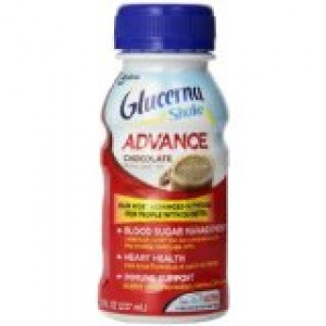 Glucerna Advance Shake Retail 8 oz. Bottle, Chocolate