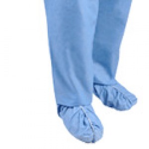 Heavy-Duty SMS Shoe Cover, Universal, Blue