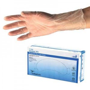 Cardinal Health InstaGard Vinyl Exam Gloves, Medium, DINP-Free