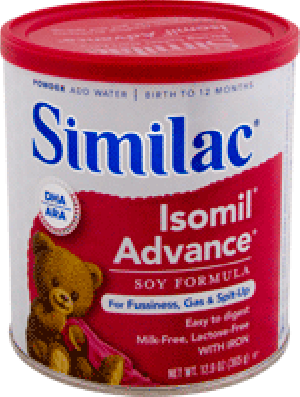 Similac Soy Isomil w/Iron, 12.4 oz.