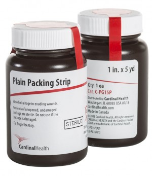 "Sterile Plain Packing Strip 1"" x 5 yds.  Replaces ZG100P"