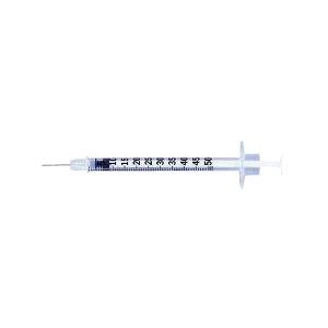 "Lo-Dose Insulin Syringe with Ultra-Fine IV Needle 29G x 1/2"", 3/10 mL (200 count)"