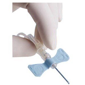 "Vacutainer Winged Safety Push Button Blood Collection Set 25G x 3/4"""