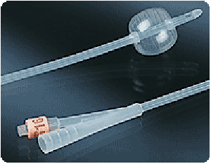 2-Way 100% Silicone Foley Catheter 24 Fr 30 cc
