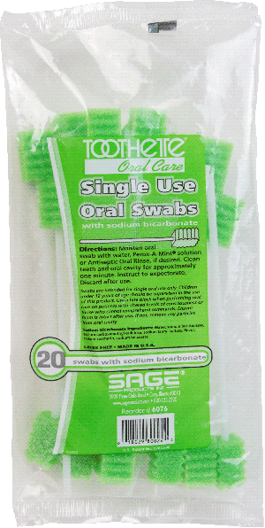 Toothette Plus Swabs with Sodium Bicarbonate