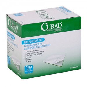"Curad Non-Stick Pad, 2"" x 3"""