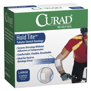 Curad Hold Tite Tubular Stretch Bandage, Size Large 5 yds