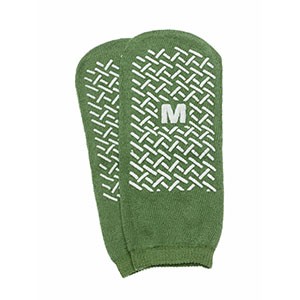 Single-Tread Slippers, Medium, Green