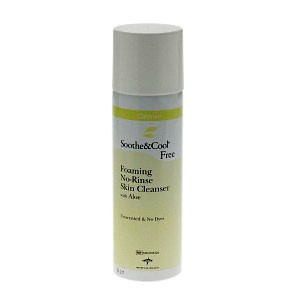 Soothe & Cool Foaming No-Rinse Skin Cleanser with Aloe, 8 oz. Aerosol Can