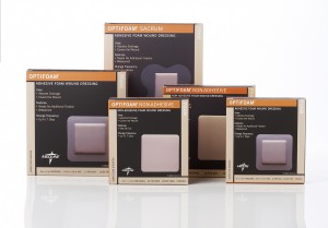 "Optifoam Adhesive Foam Dressing 4"" x 4"""