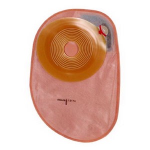 "Assura 1-Piece Closed Pouch Oval Cut-to-Fit 3/4"" - 2-1/8"", Opaque"