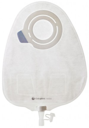 "Assura AC Easiflex 2-Piece Urostomy Pouch 3/8"" - 1-1/4"", Transparent"