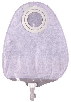"Assura AC Easiflex 2-Piece Urostomy Pouch 3/8"" - 1-1/4"", Opaque"