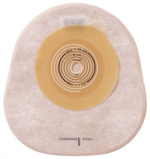 "Assura ColoKids 1-Piece Pediatric Closed-End Pouch Cut-to-Fit Flat 5/8"" - 1-1/2"", Transparent"