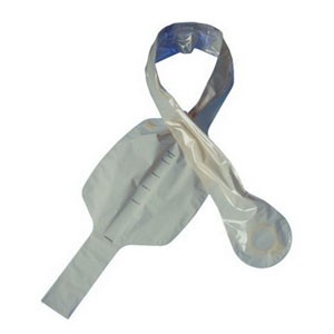 "Assura 2-Piece Cut-to-Fit High Output Ileo Night Drainable Pouch 9/16"" - 2"""