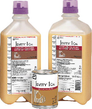 Jevity 1 CAL with Fiber Ready To Hang with Safety Screw Connector, Institutional 1500 mL